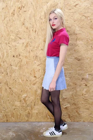 Pink and Blue Polo Shirt