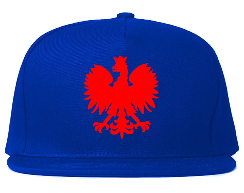 Poland Eagle Polish Pride Polska Big Mens Snapback Hat