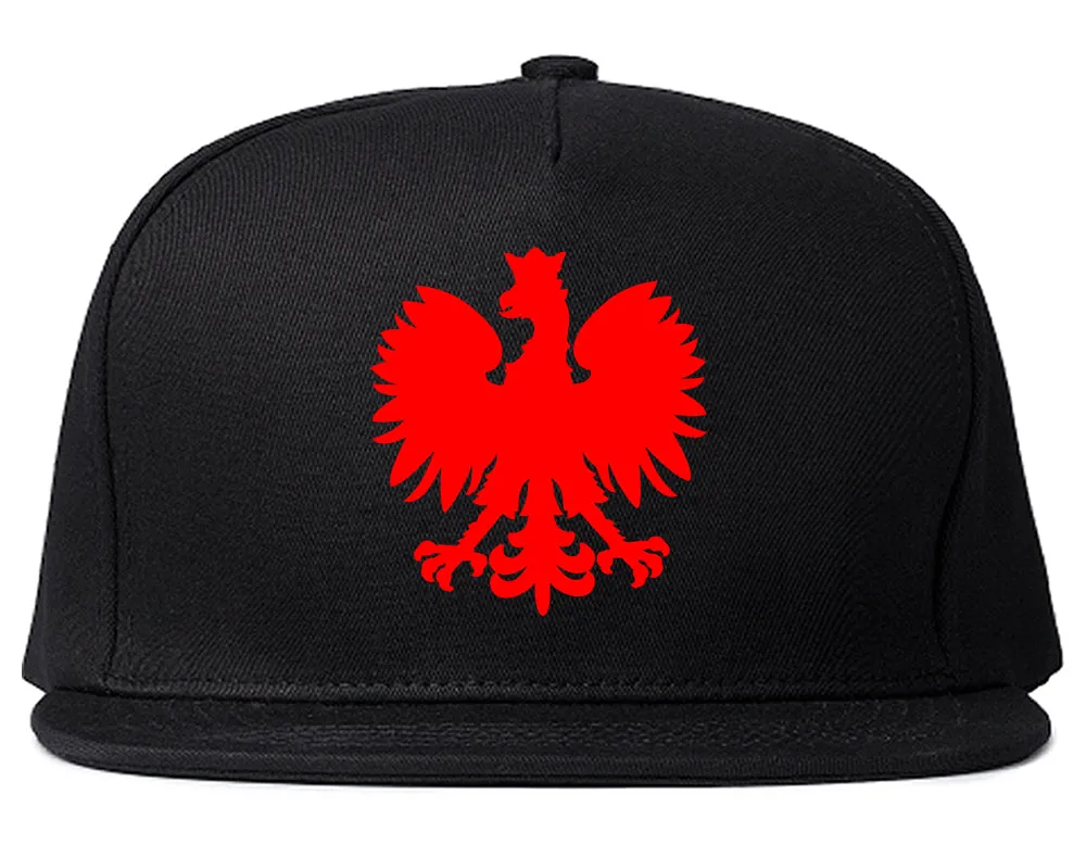 Poland Eagle Polish Pride Polska Big Mens Snapback Hat