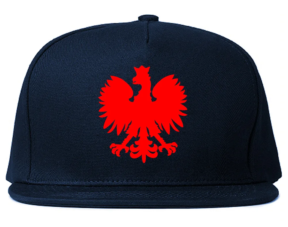 Poland Eagle Polish Pride Polska Big Mens Snapback Hat