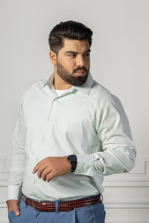 Sea Green Formal Shirt (Plus Size) - P22 - MS0021P
