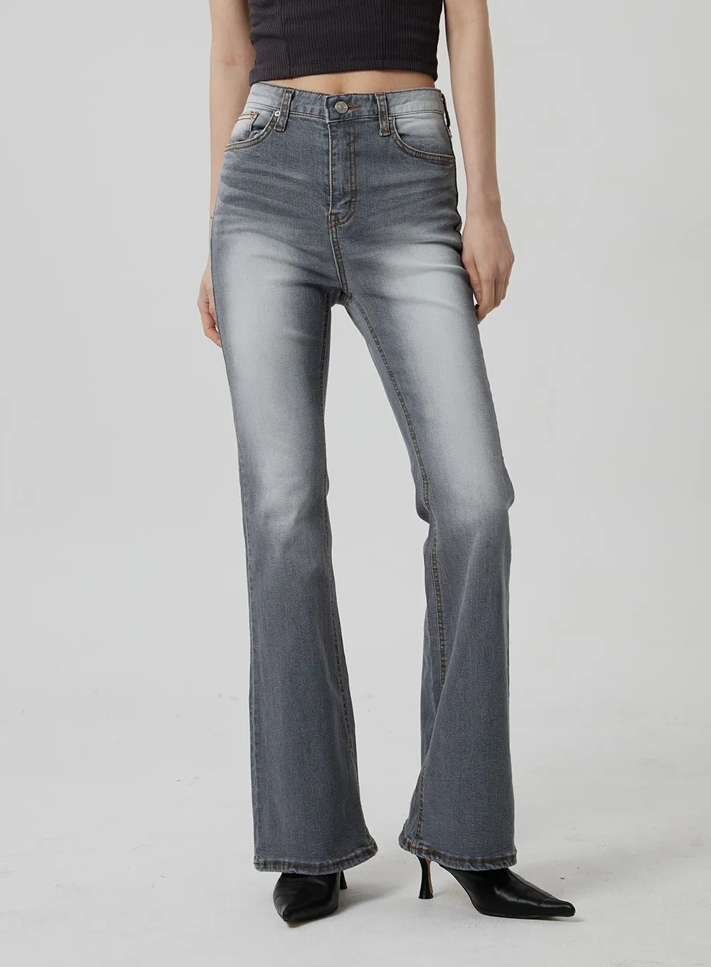 Slim Fit Bootcut Jeans CF307