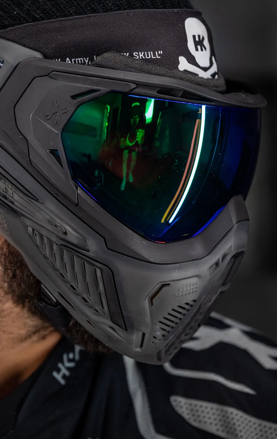 SLR Goggle - Odyssey (Black/Black/Smoke) Aurora Green Lens