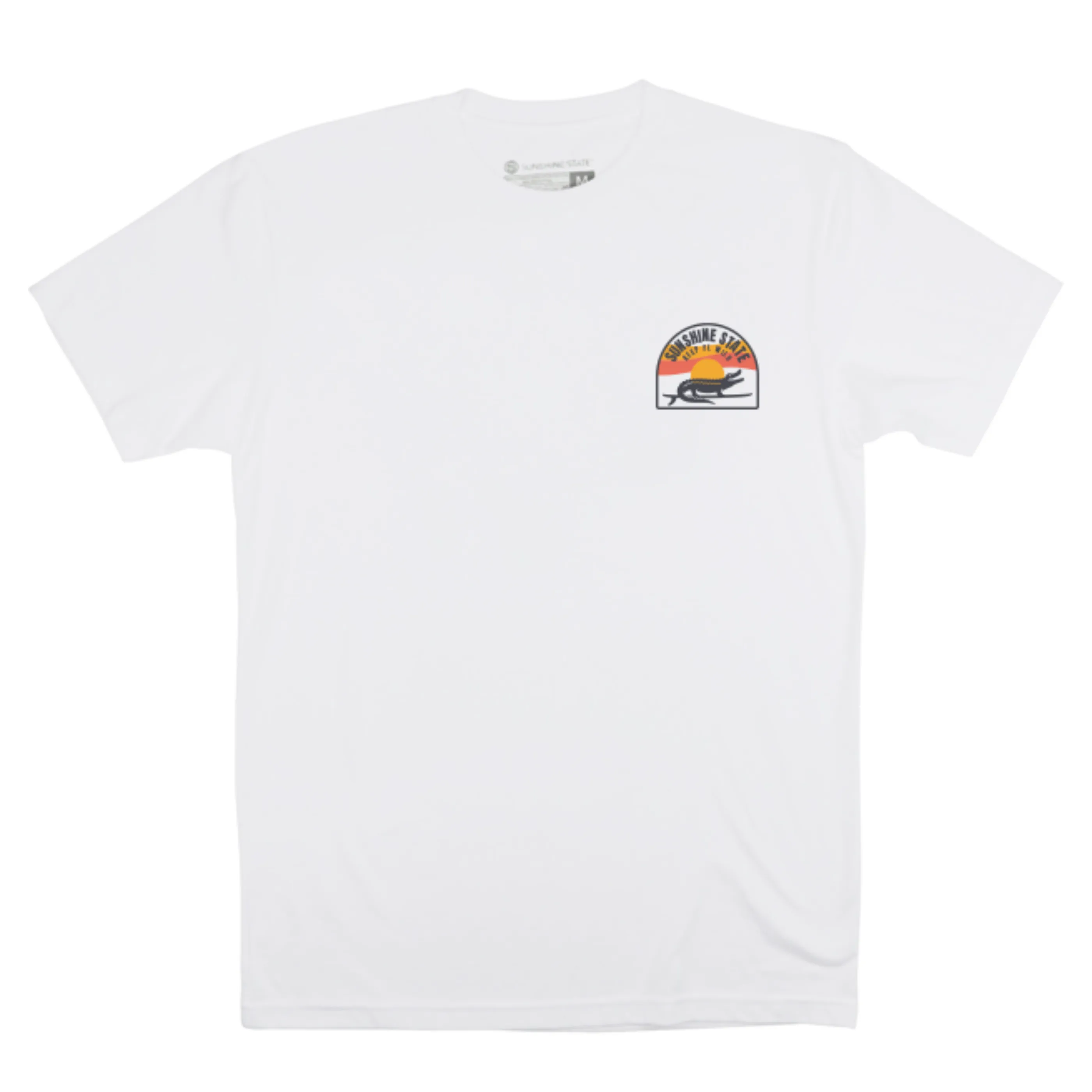 SURFING GATOR TEE - WHITE