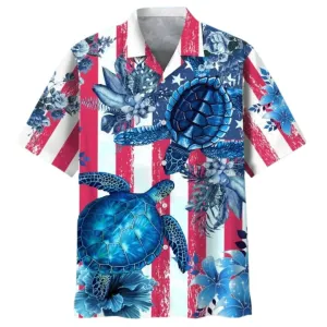 Turtle Beach Hawaiian Aloha Shirts Full Print, Hawaiian Beach Shirt For Travel Summer, Gift To Turtle Lovers, Hawaiian 3d Funny Shirt