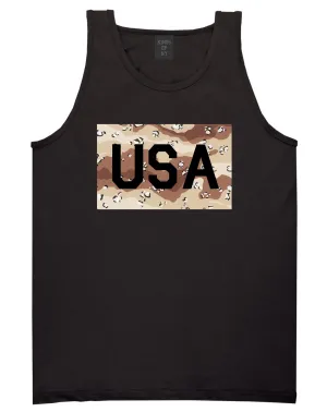 USA Desert Camo Army Mens Tank Top Shirt