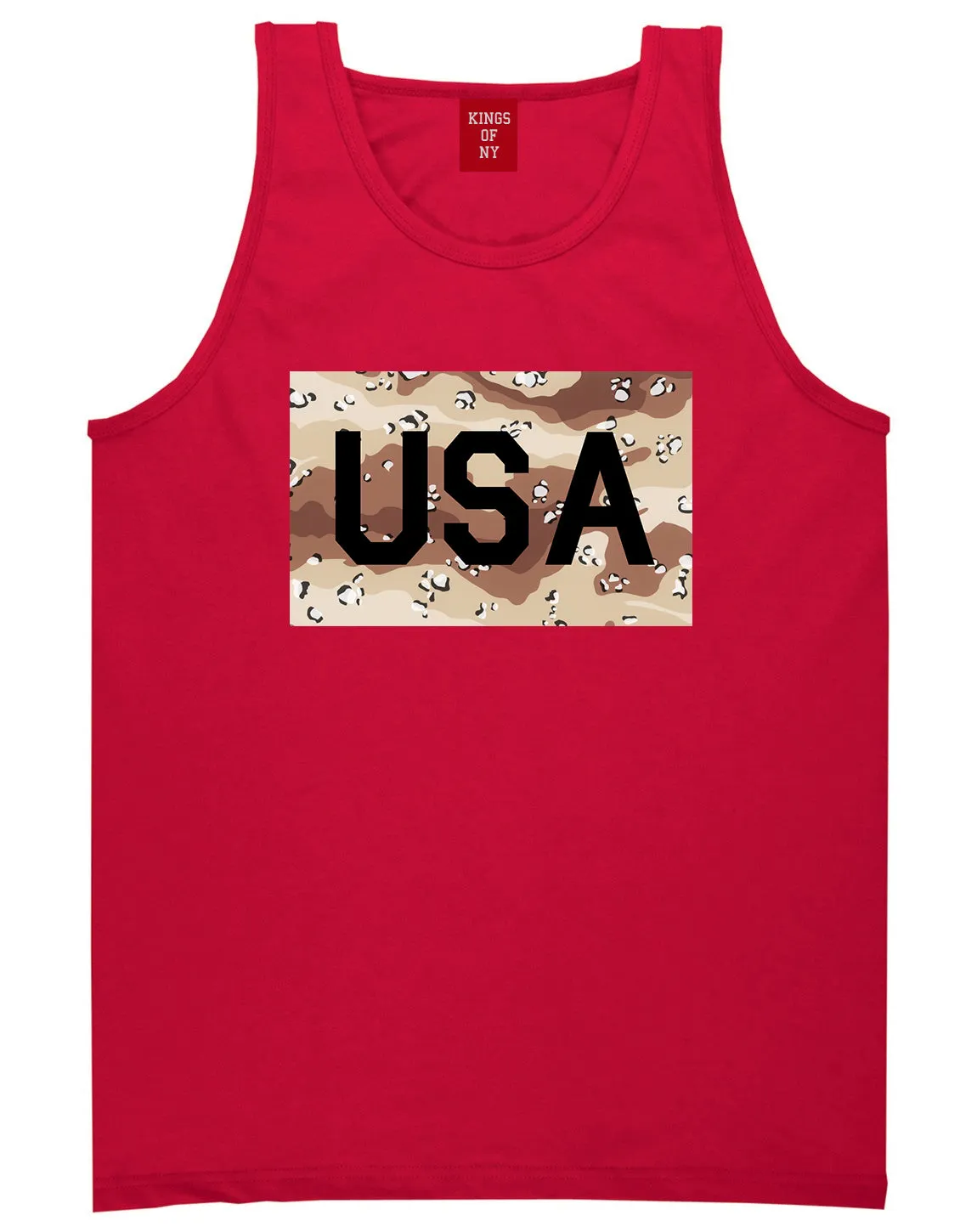 USA Desert Camo Army Mens Tank Top Shirt