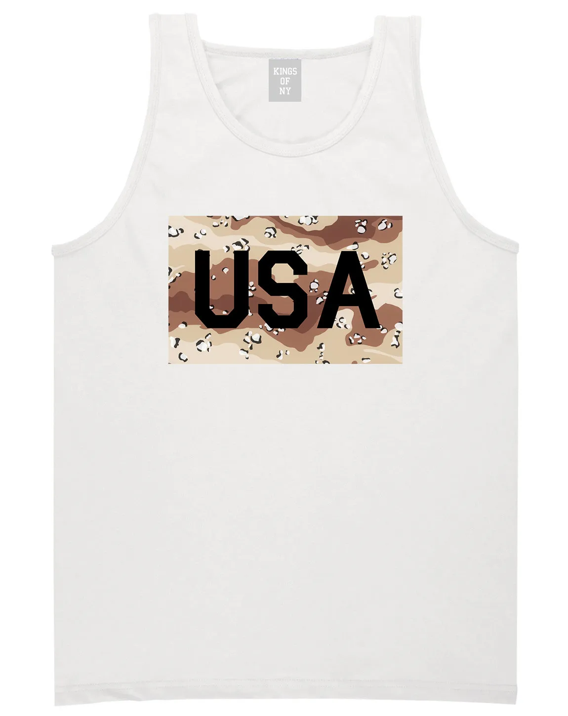 USA Desert Camo Army Mens Tank Top Shirt