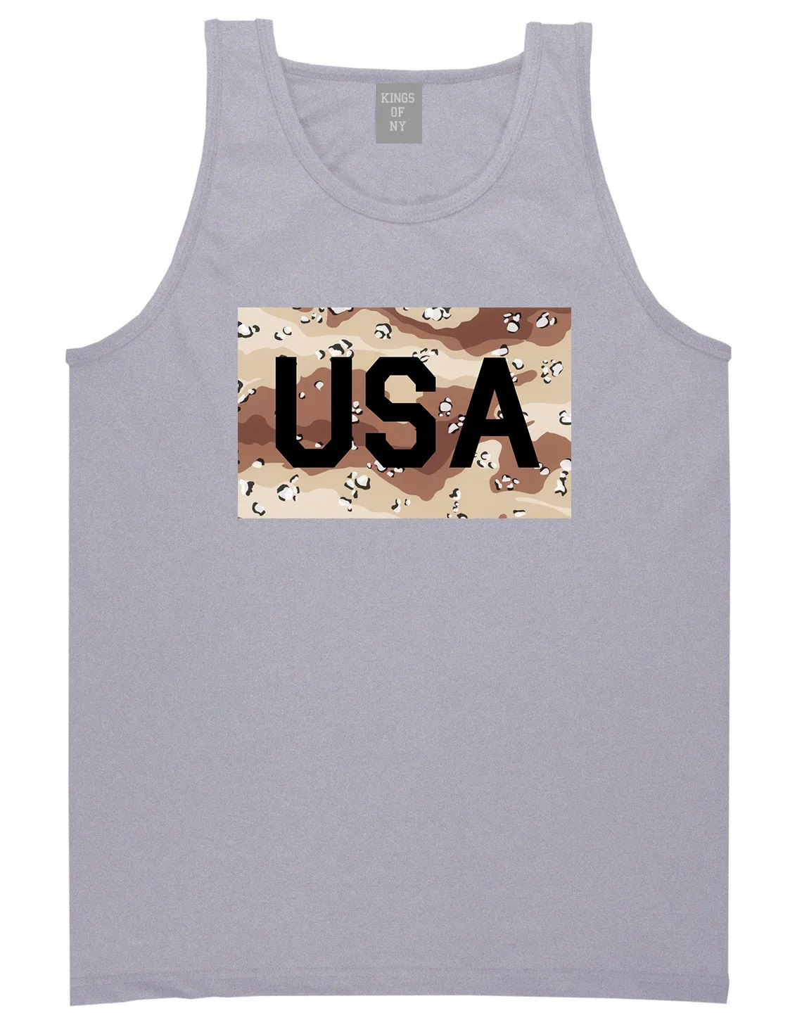 USA Desert Camo Army Mens Tank Top Shirt