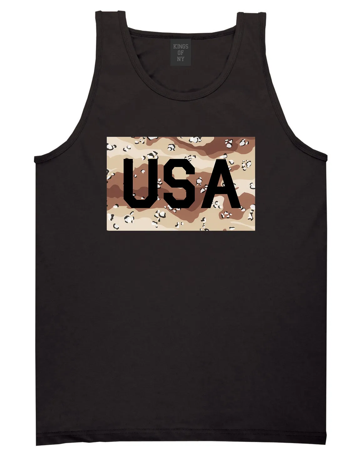 USA Desert Camo Army Mens Tank Top Shirt