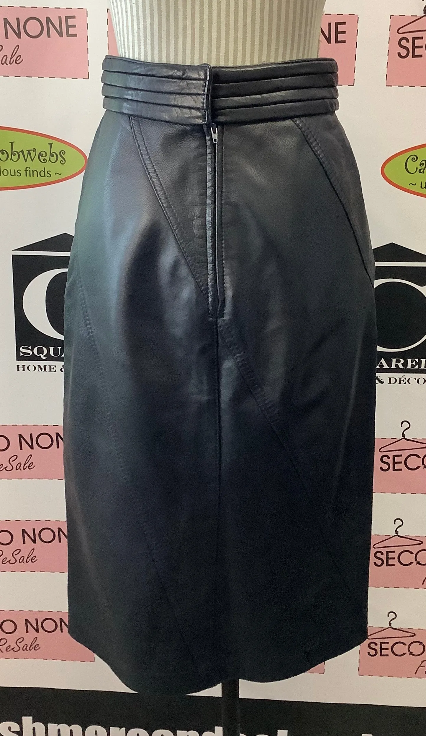 Vintage Bijon Sport Leather Skirt (8)