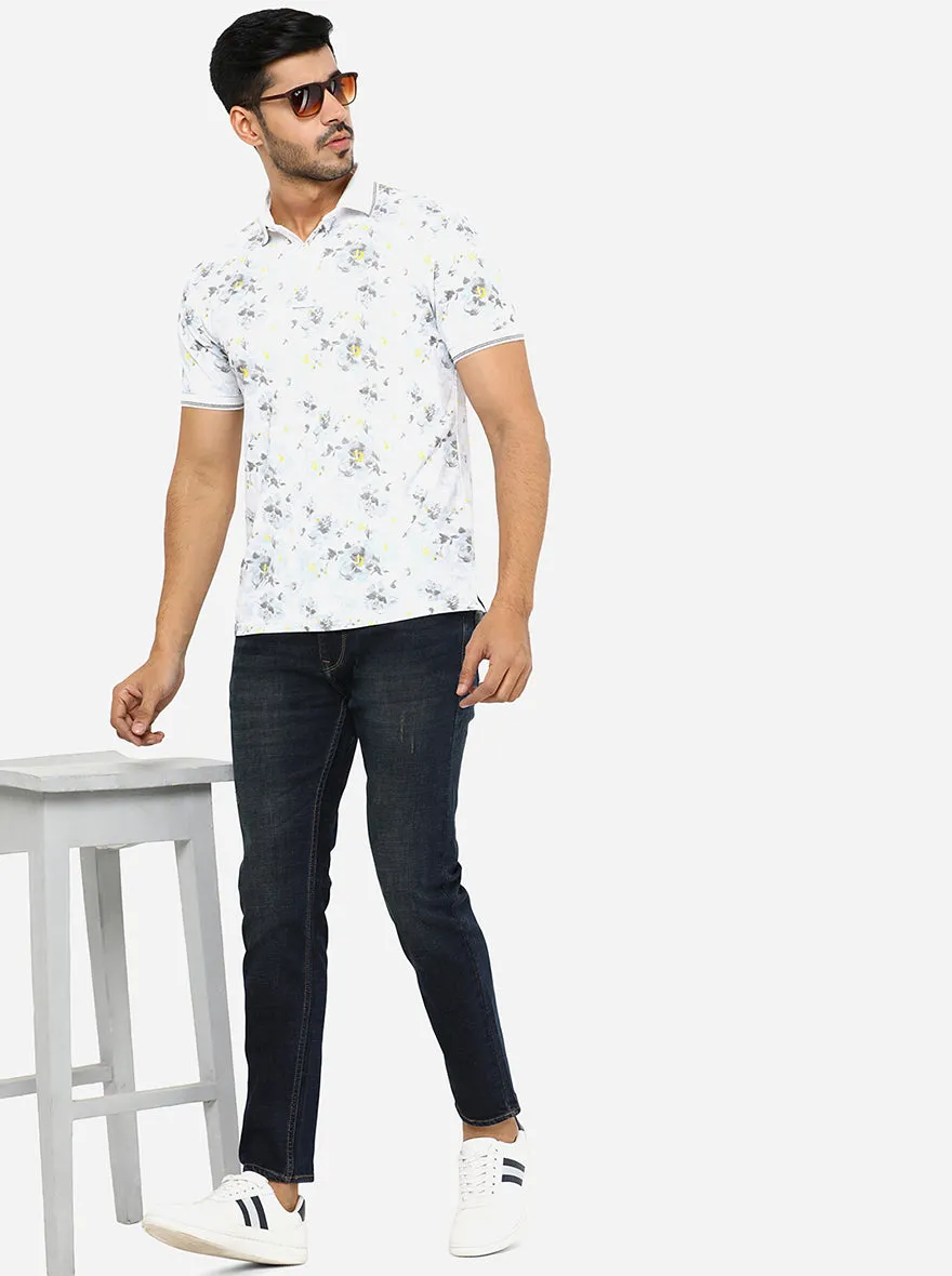Vintage Blue Washed Slim Fit Jeans | JadeBlue