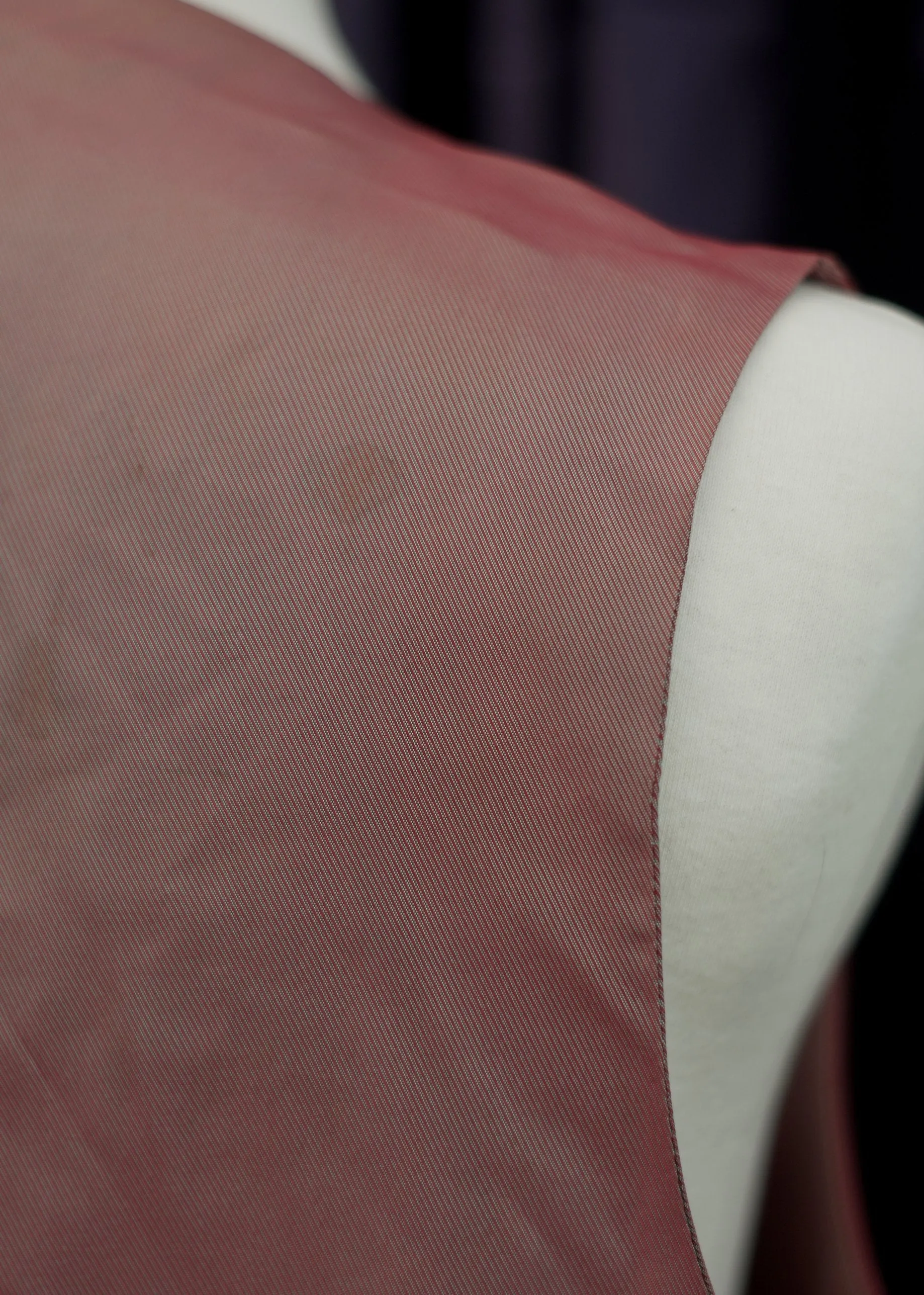 Vintage Pinky Rust Colour Wool Waistcoat • Horne Brothers