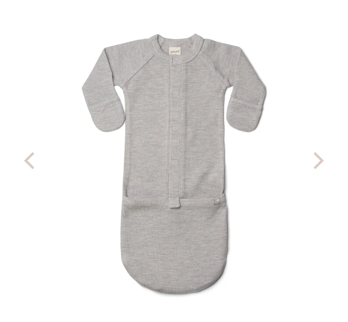 Waffle Thermal Gown - Thunderstorm
