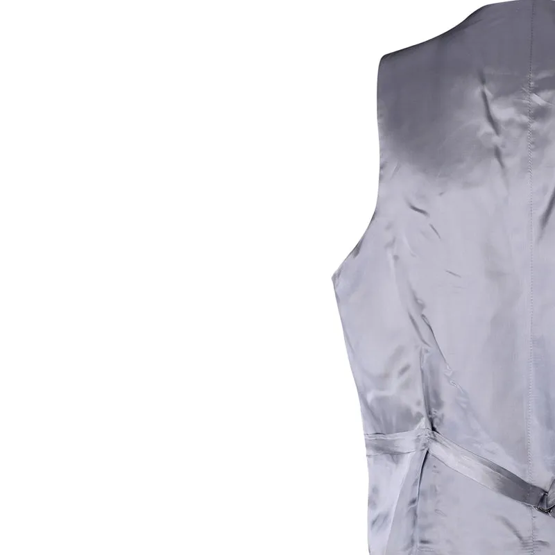 Waistcoat, Blue & Gold Herringbone