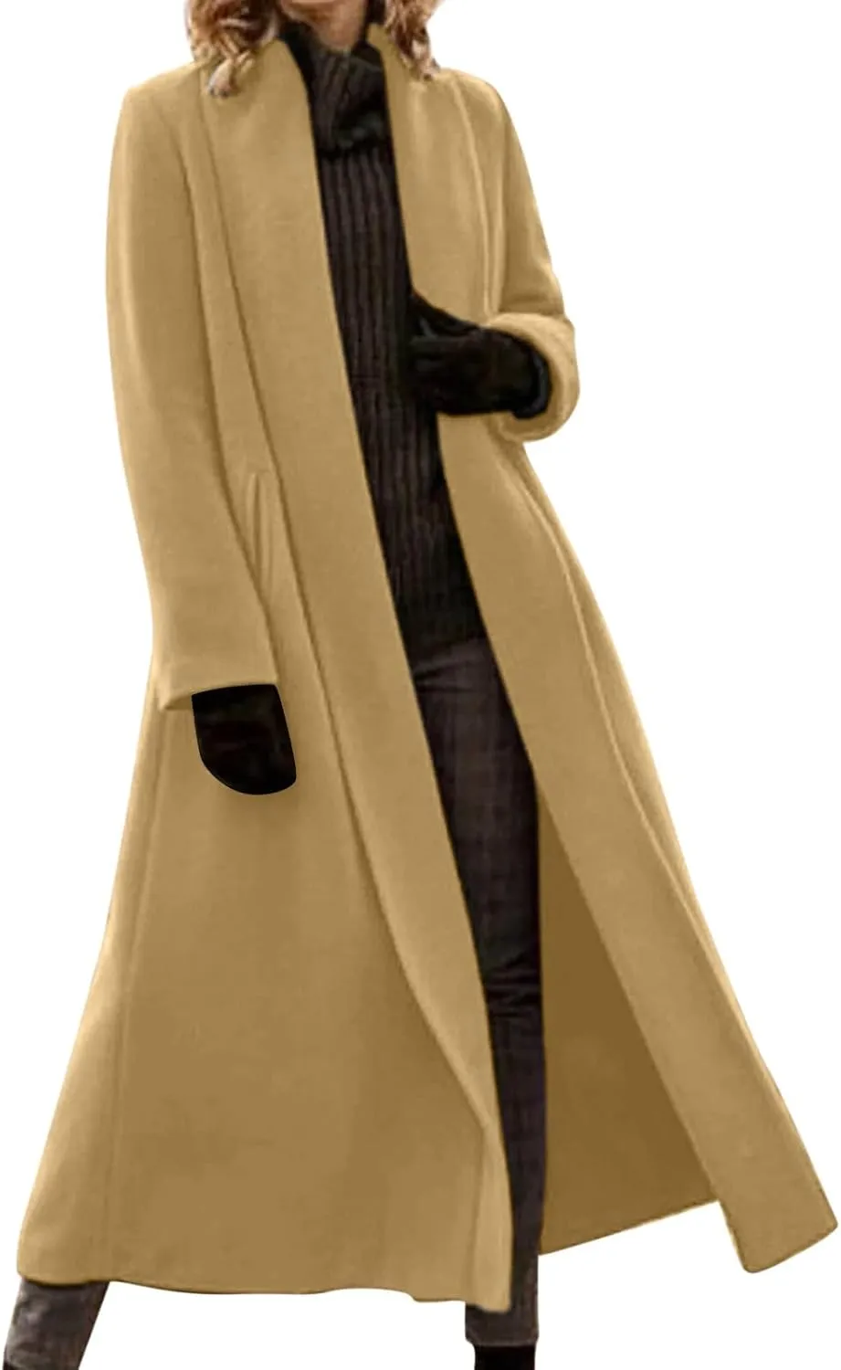 Womens Fall Fashion 2024 Cardigan Sweater Jackets Open Front Oversized Blazer Tops Fall Winter Long Coats Outwear