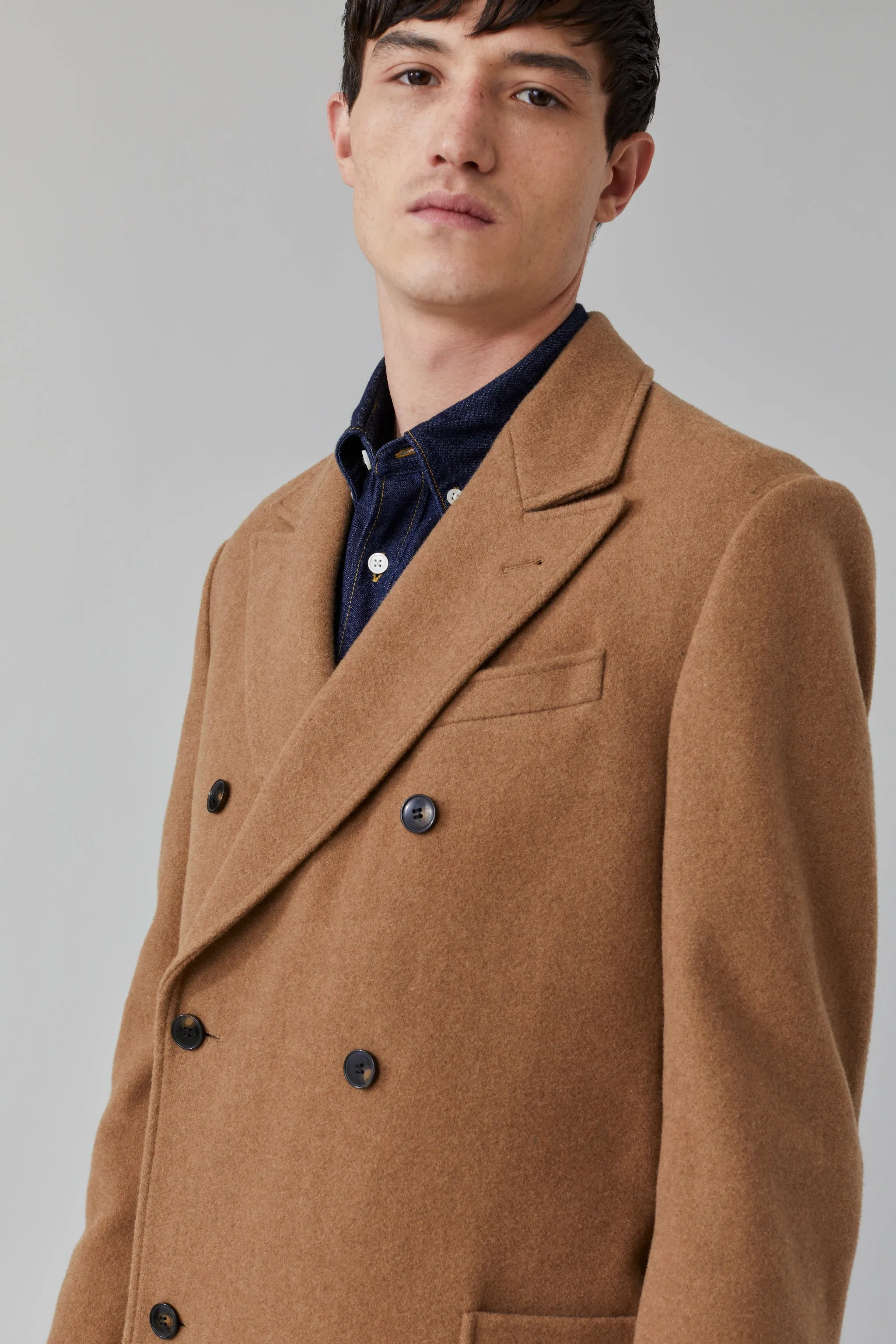 Wool Coat - Deep Dune
