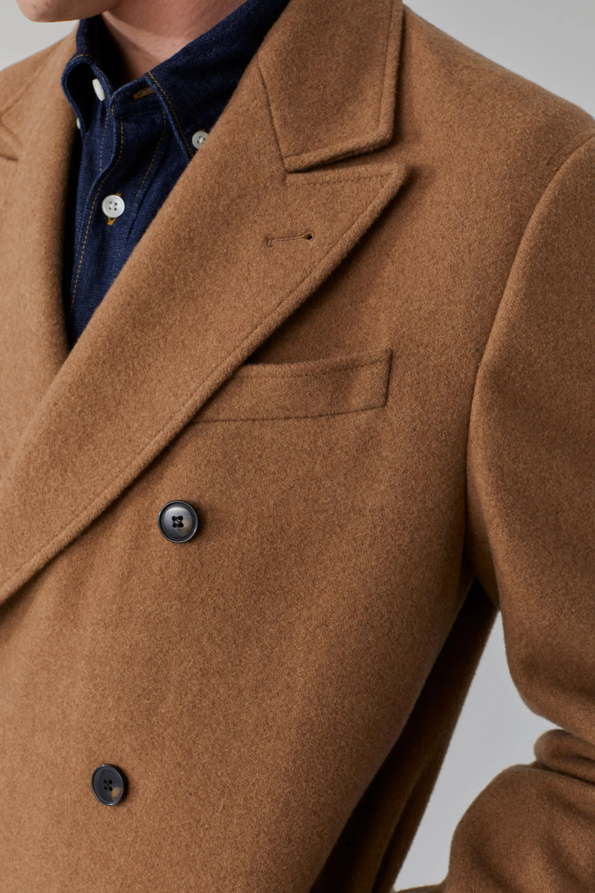 Wool Coat - Deep Dune
