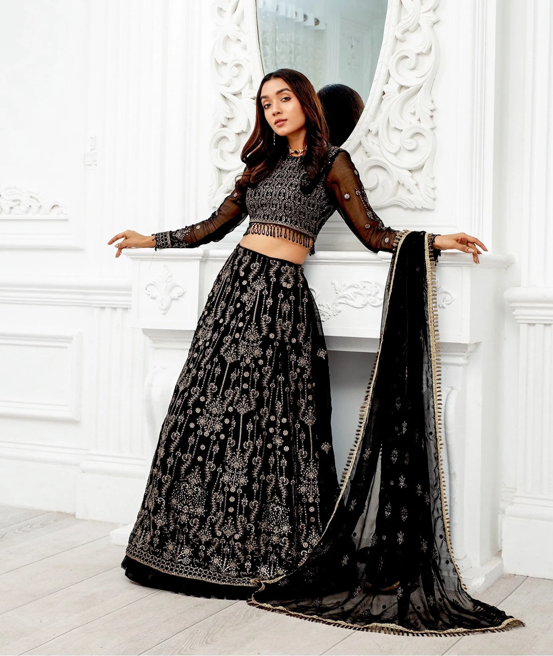 Zarif Dastoor Chiffon Collection – RESHAM